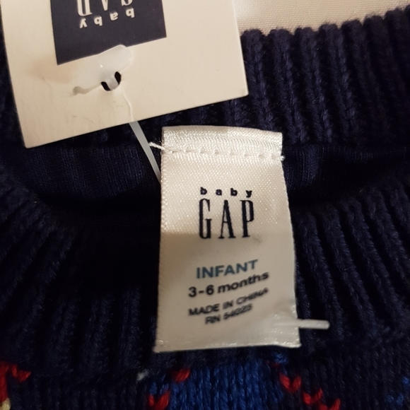 GAP baby 2 knit baby boy 3-6 months boys sweaters - Picture 4 of 8